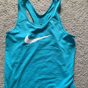 Nike blue tank top